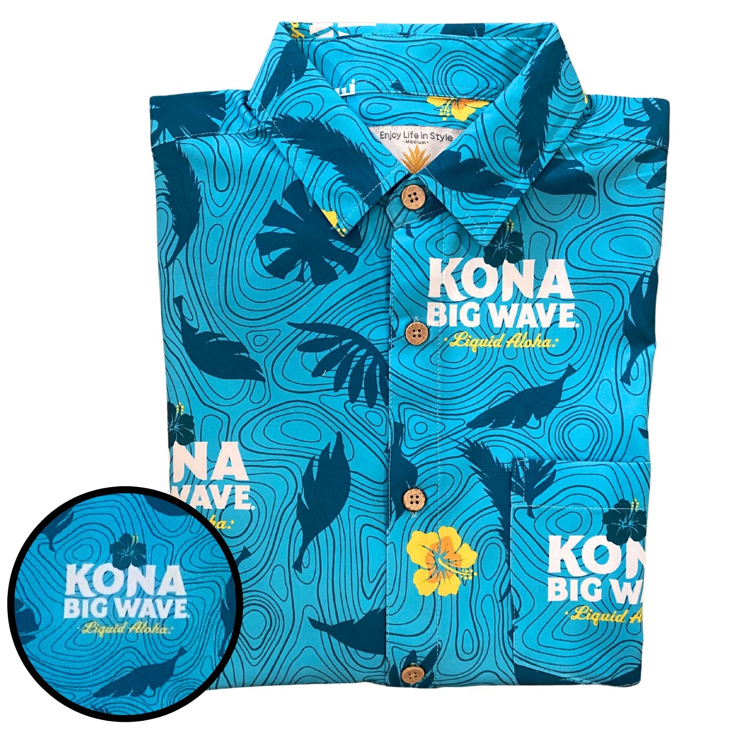 Super Stretch - Kona Big Wave Hawaiian Shirt – Tropical Bros
