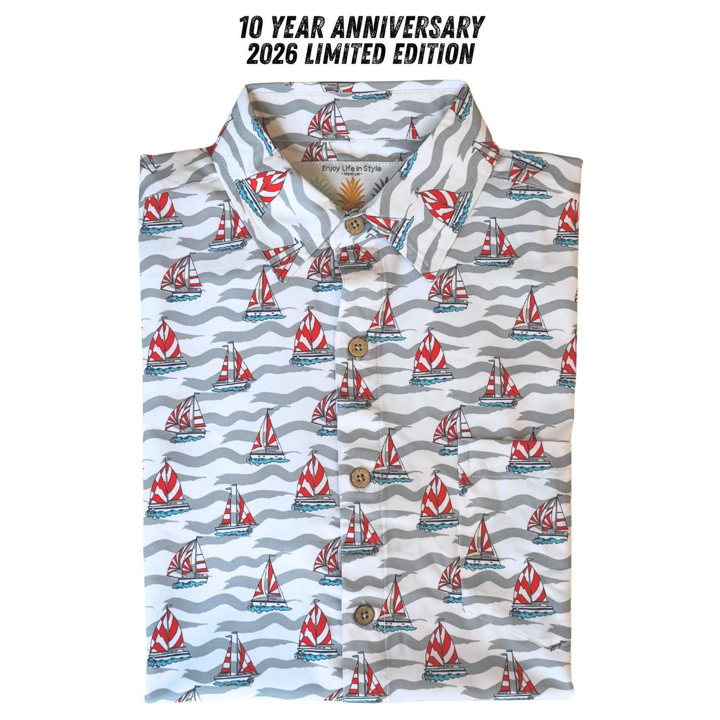 Super Stretch - Ocean Sailor Hawaiian Shirt – Tropical Bros