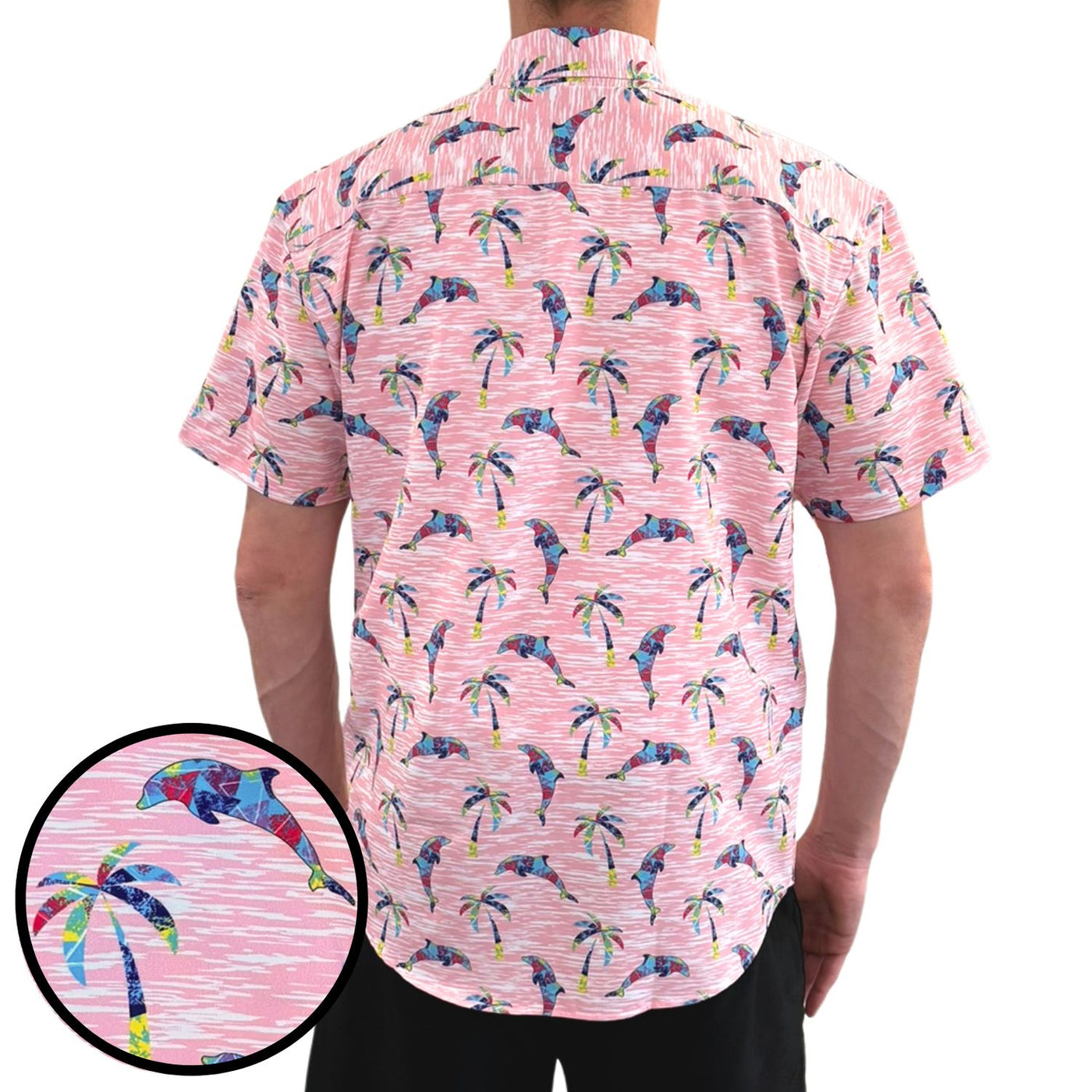 Super Stretch - Dolphin Paradise Hawaiian Shirt