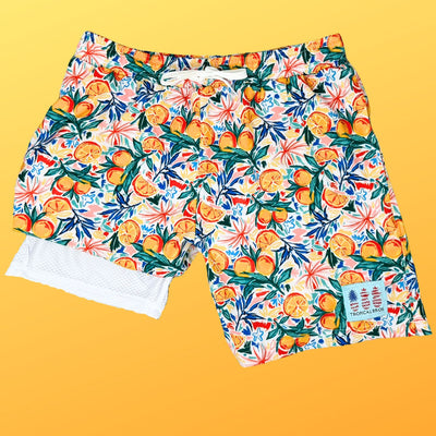 Florida Oranges Swimsuit Shorts