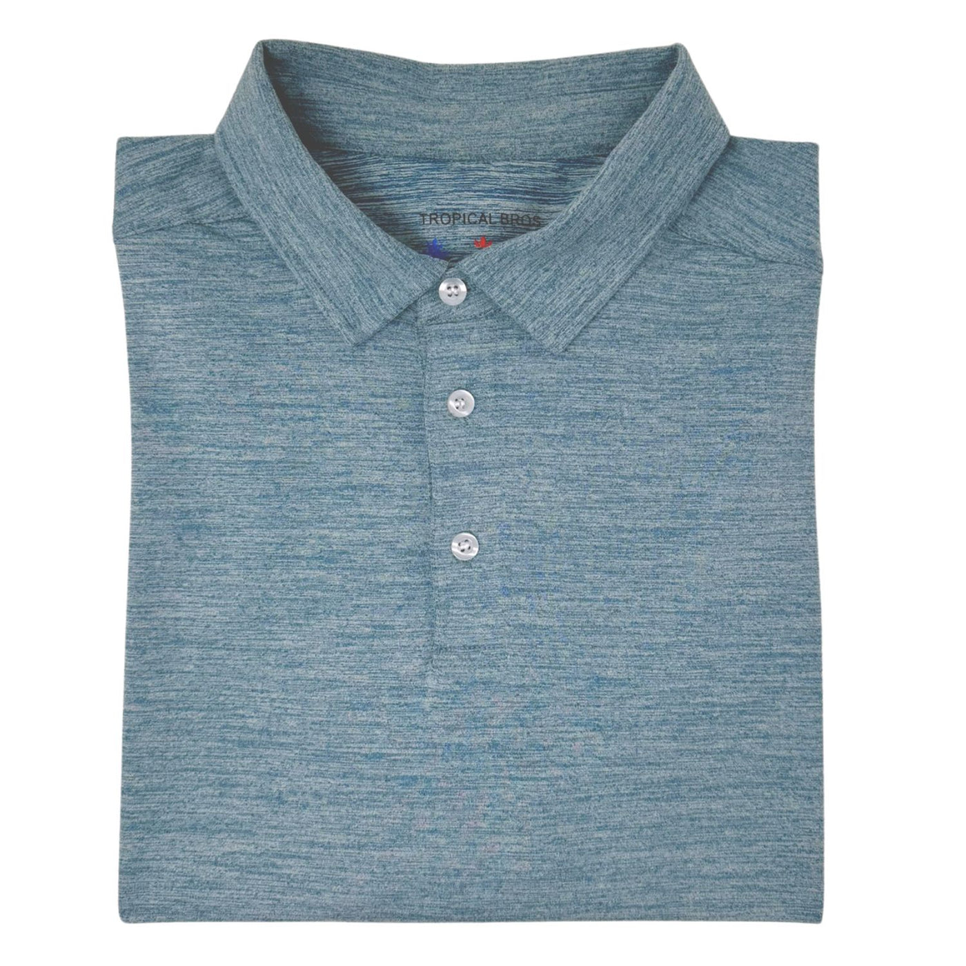 Heathered Clubhouse Navy Polo