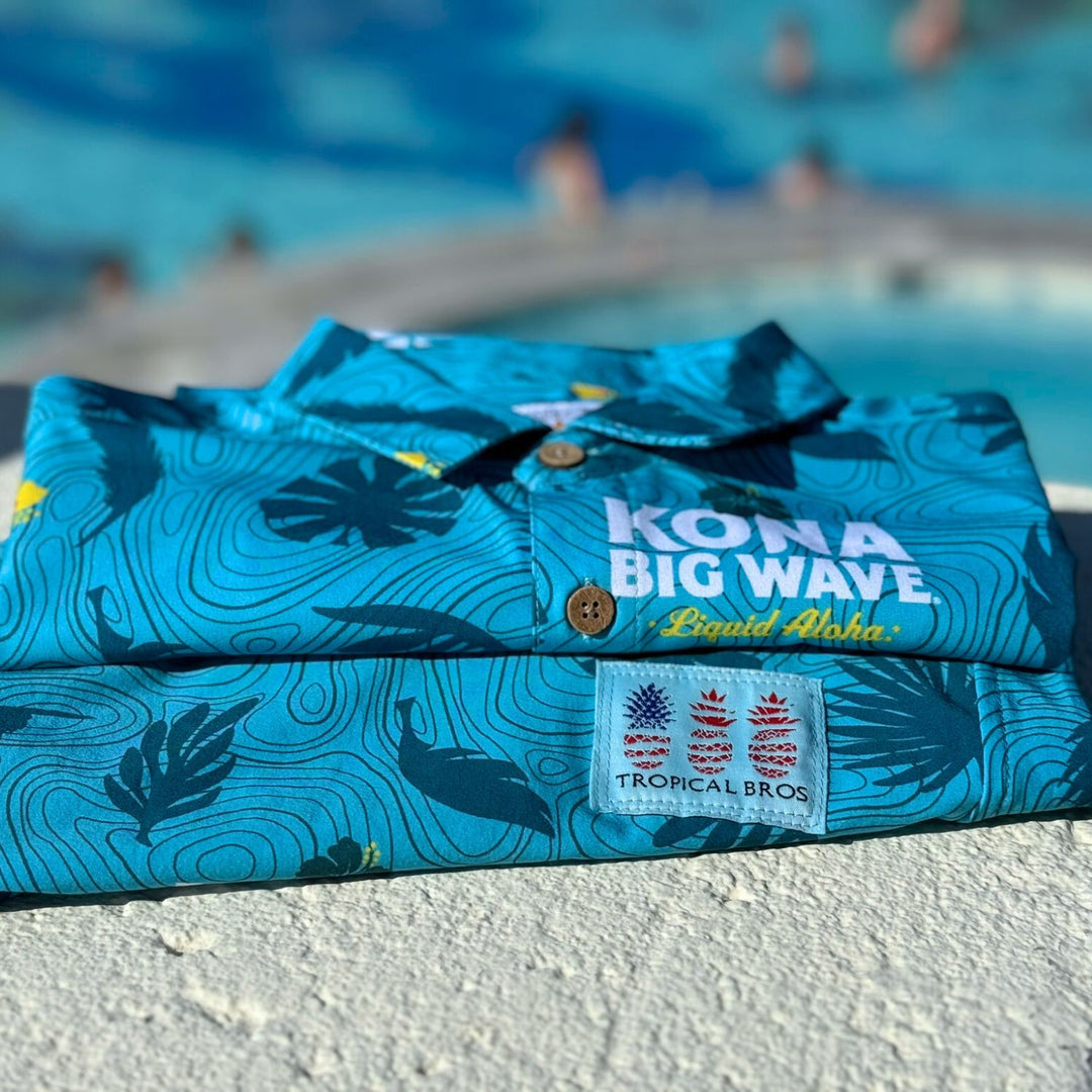 Super Stretch - Kona Big Wave Hawaiian Shirt – Tropical Bros