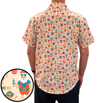 Super Stretch - Santy Clause Hawaiian Shirt