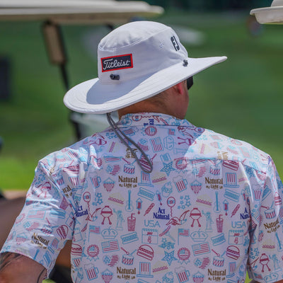 Super Stretch - Weekend BBQ Natural Light Hawaiian Shirt