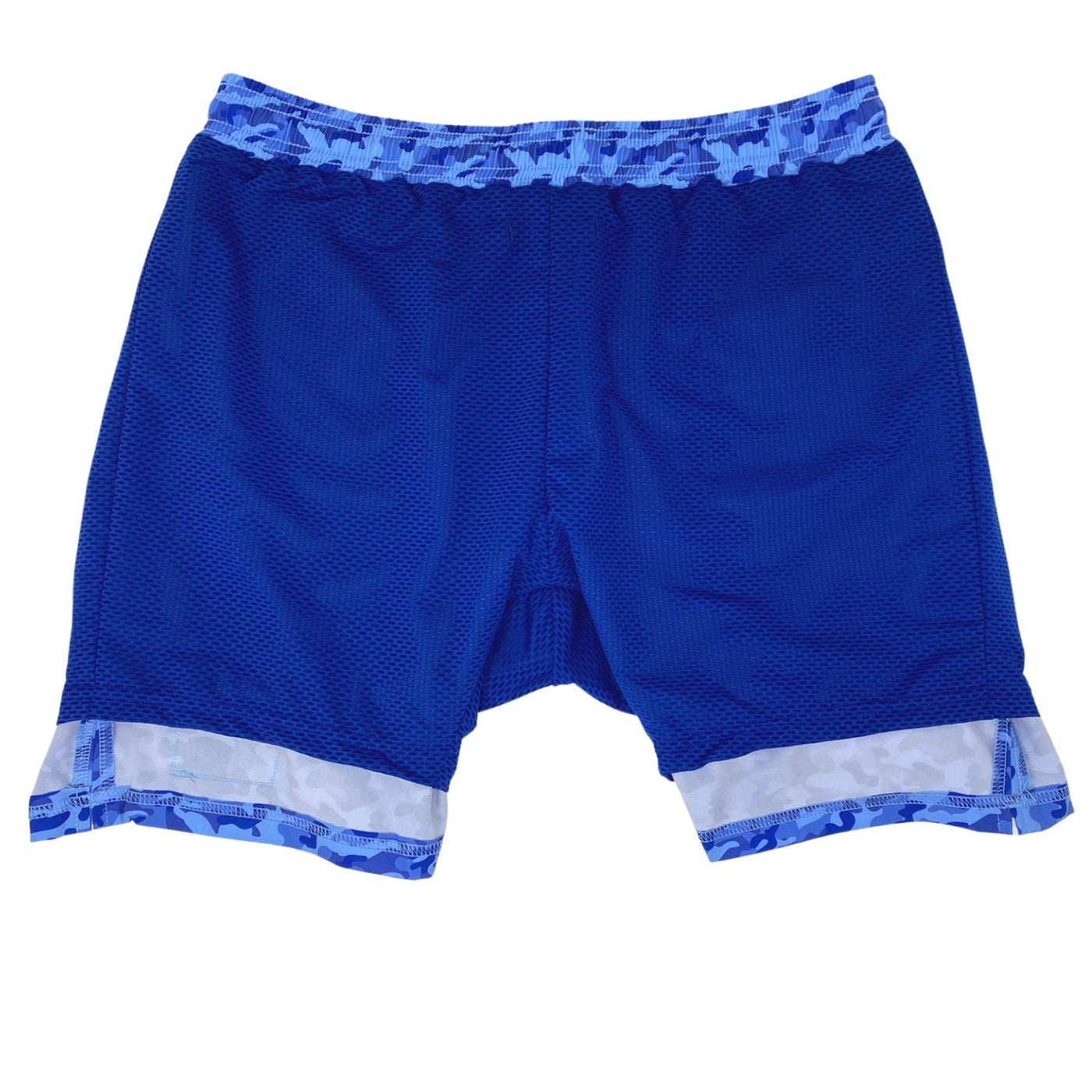 Blue Camo Swimsuit Shorts