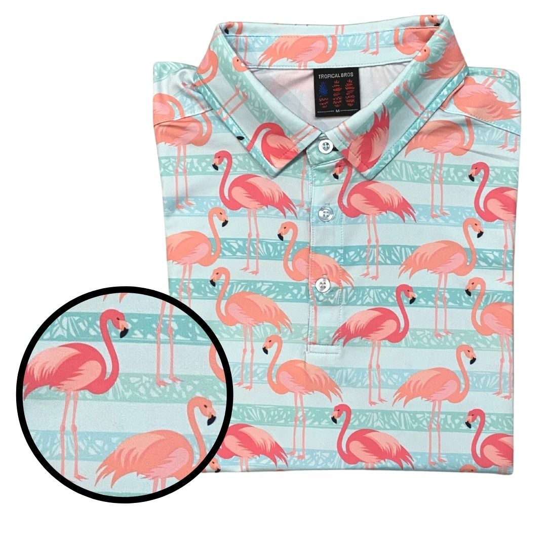 Flamingo Paradise Everyday Polo