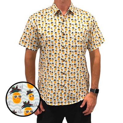 Super Stretch - The Pineapple King Hawaiian Shirt