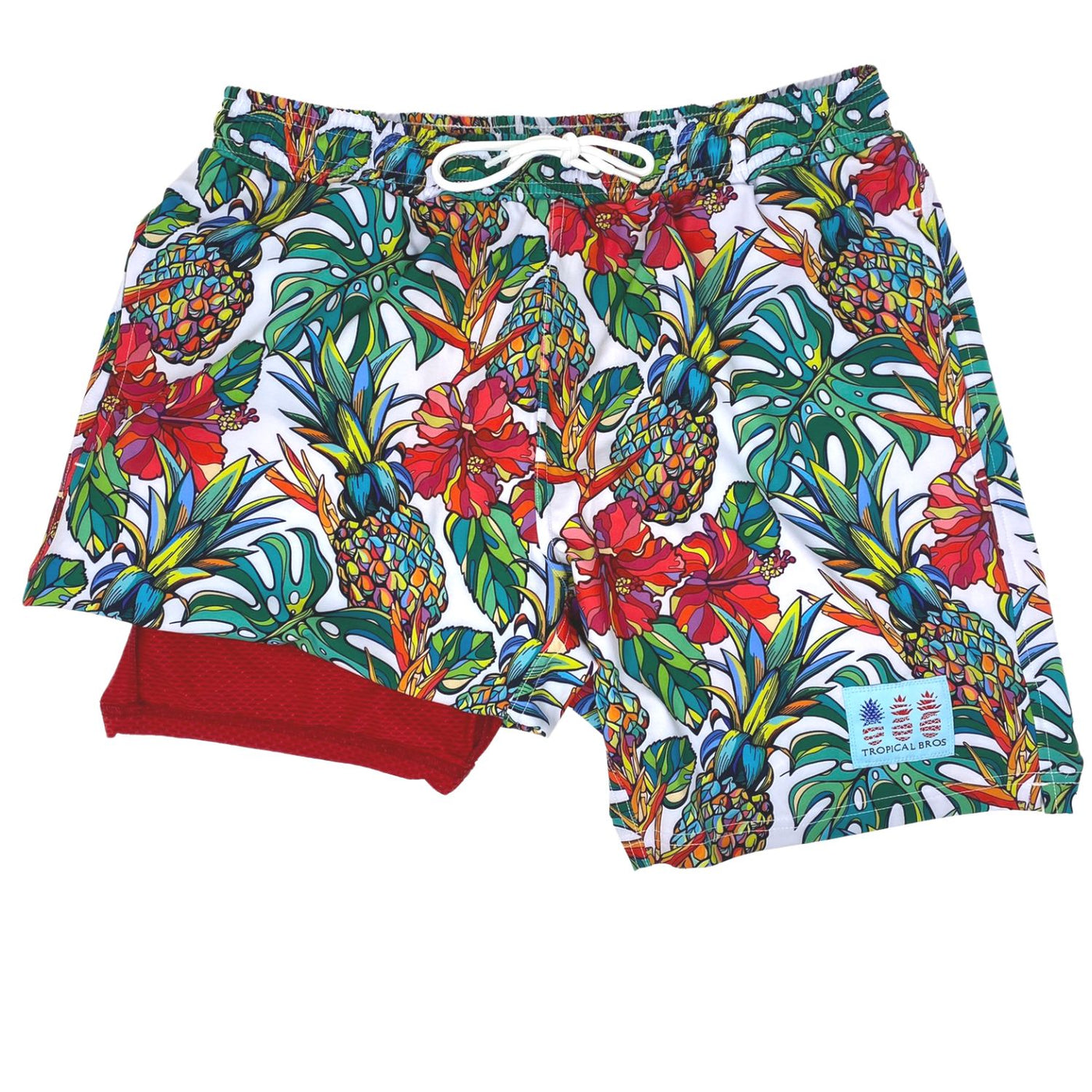 Pineapple Vibes Swimsuit Shorts