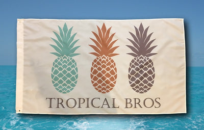 Tropical Bros Logo Flag